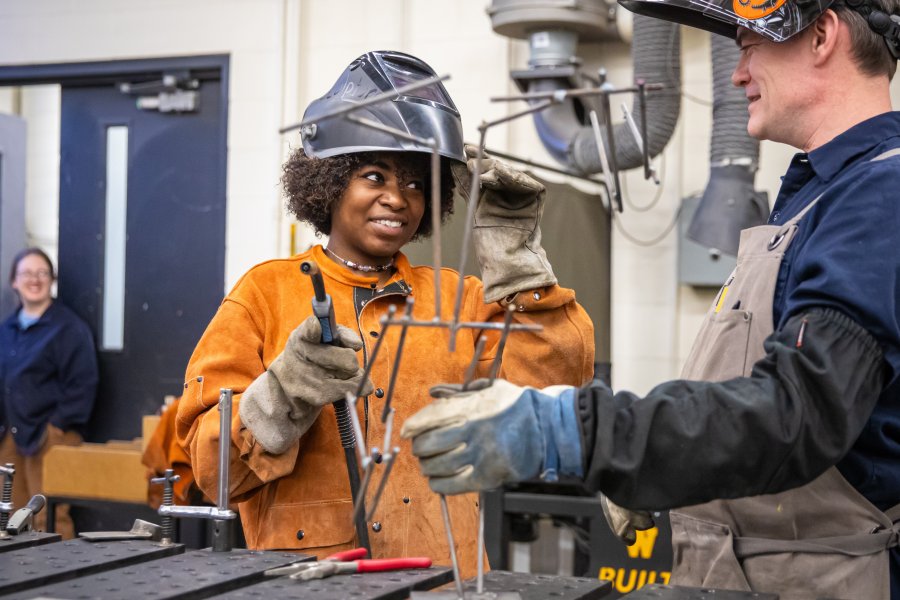 Faculty and staff in class in the College of Fine Arts