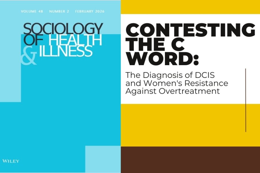 Journal article cover with title