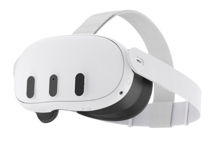 Meta Quest 3 virtual reality headset.