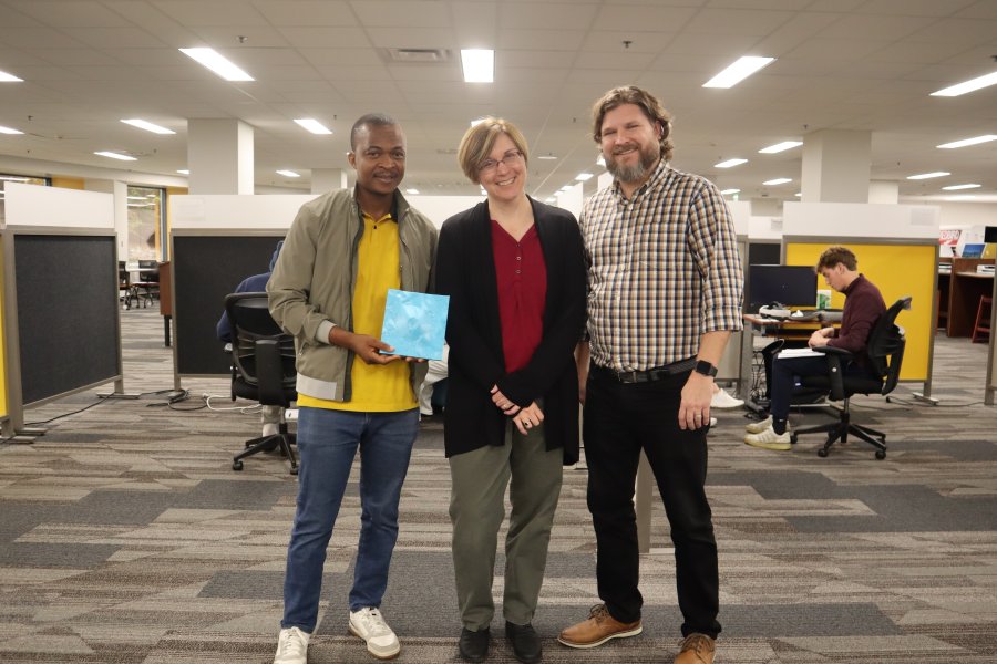 Magi, Petcovic and Teal partnered to bring GEOS 1000 to the Tech Lab for virtual fieldwork. 