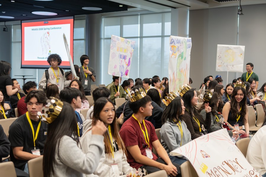 Students gather for the Midwest APIDA Students Union Spring 2026 conference hosted at the WMU Student Center.