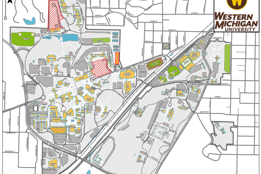 thumbnail overview of printable campus map