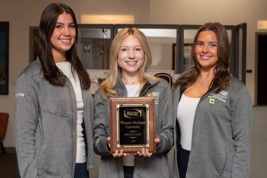The winning team at the National Collegiate Sales Competition