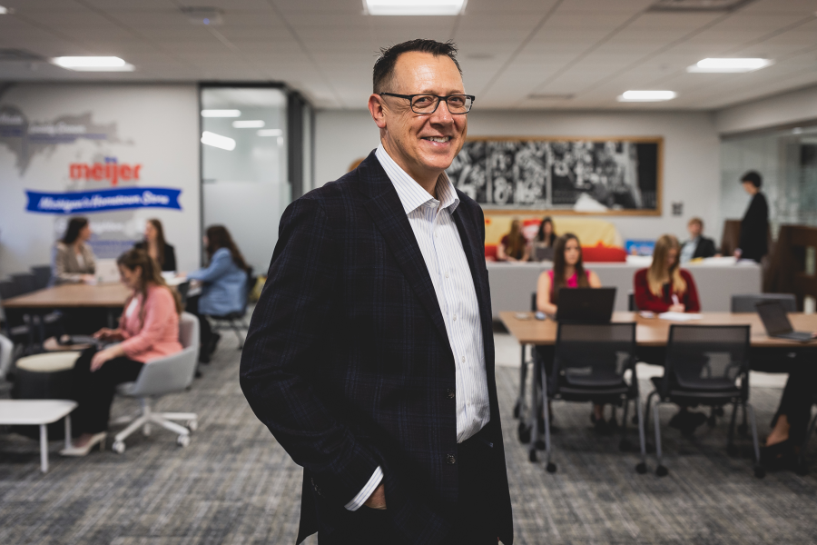 Russell Zwanka in the food marketing hub