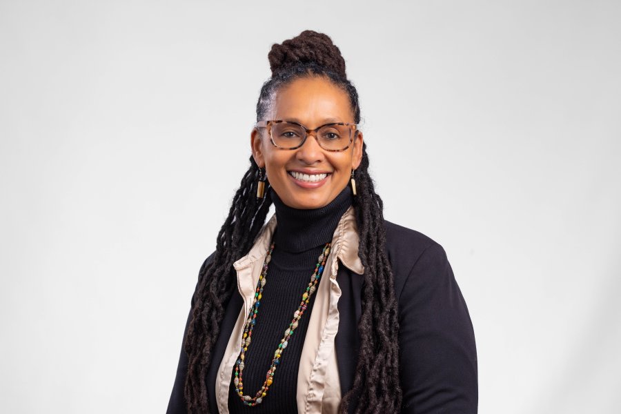 A portrait of Shonda Buchanan.