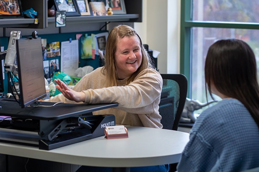 A student and their advisor