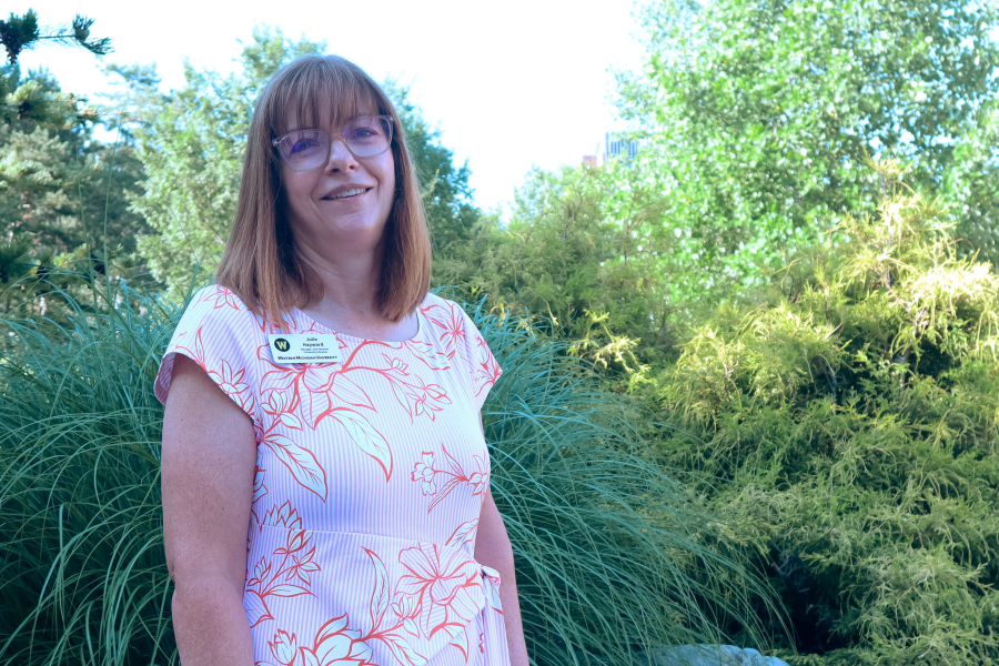 Julie Hayward is a manager, user services at the University Libraries.