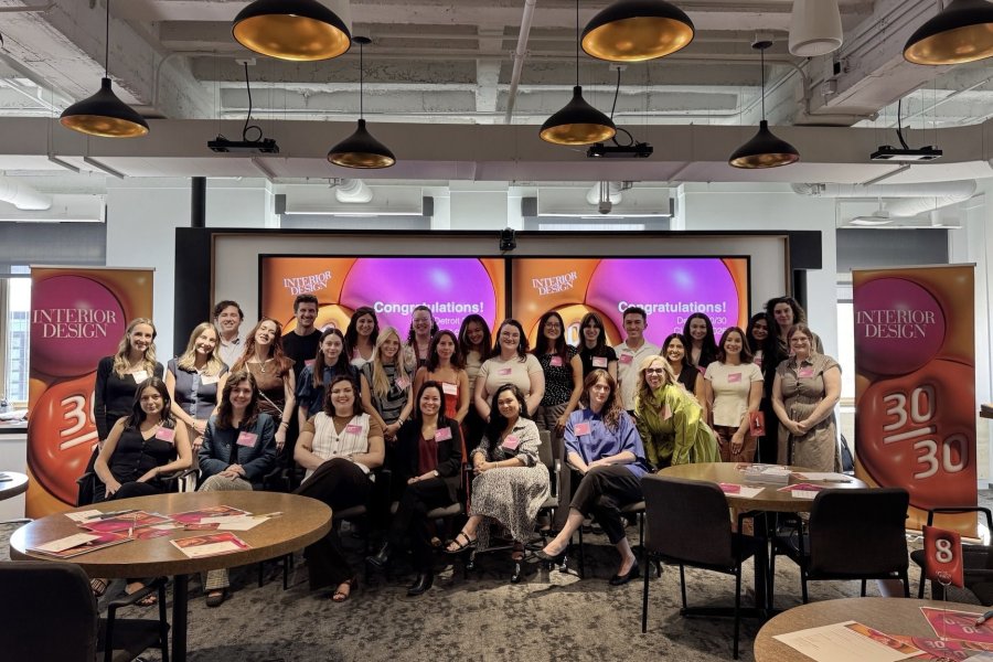 Interior Design Magazine 30/30 group photo.