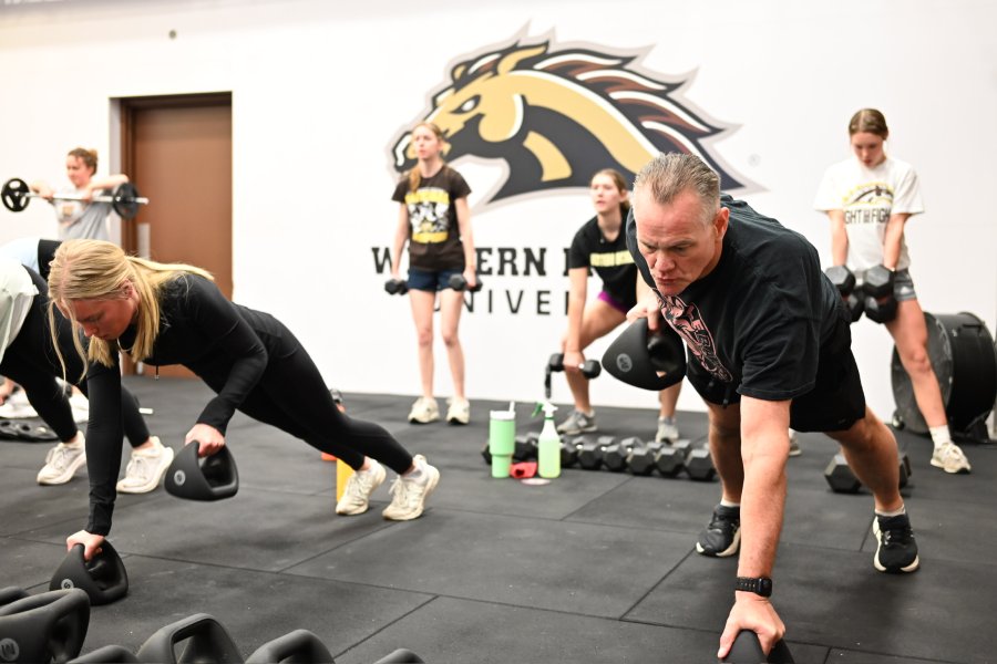 F45 participants working out