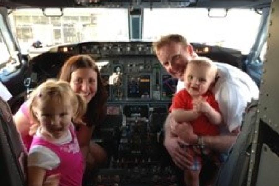 WMU Aviation Flight Science and Football Player Sean Egglesfield