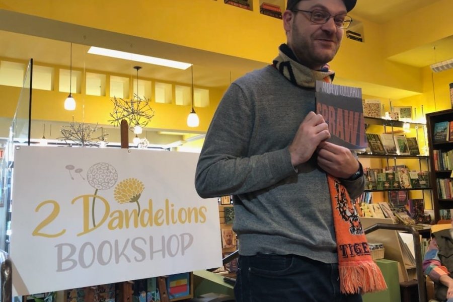 Dr. Andrew Collard on his book tour. 