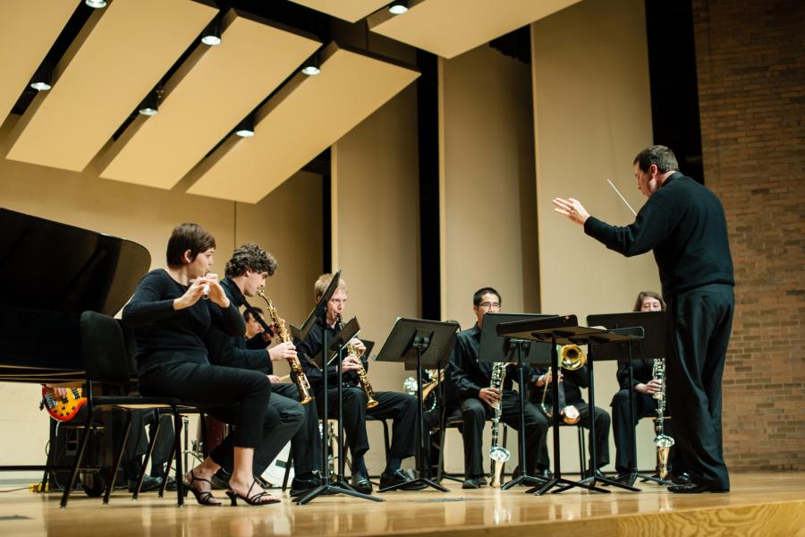 Western Winds on the Dalton Center stage.