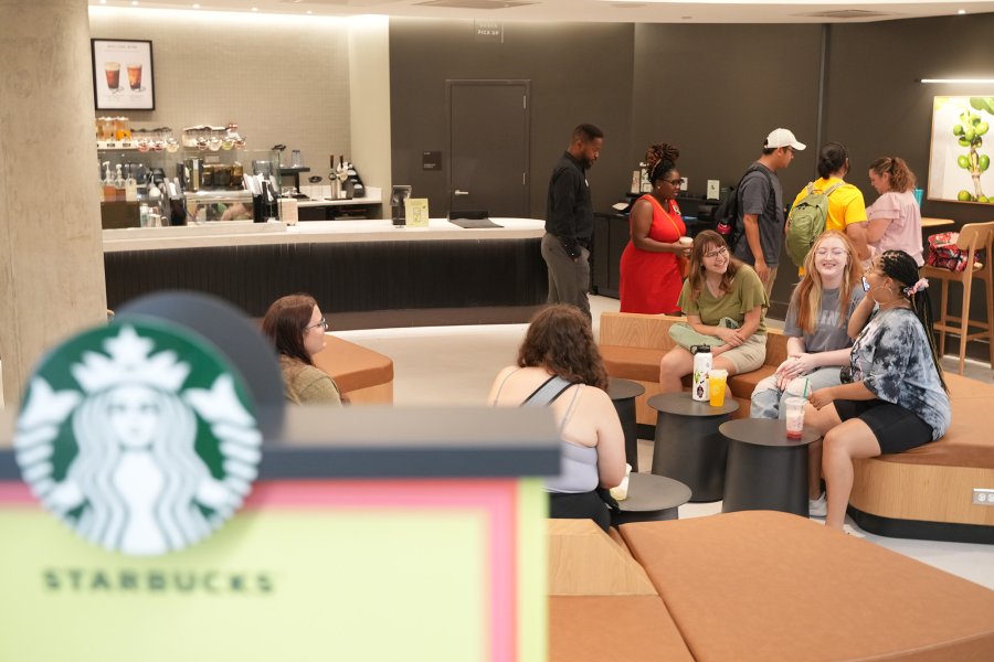 Starbucks in the Student Center.