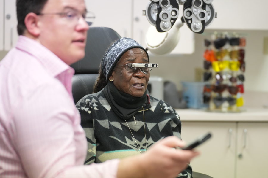 Low Vision examination