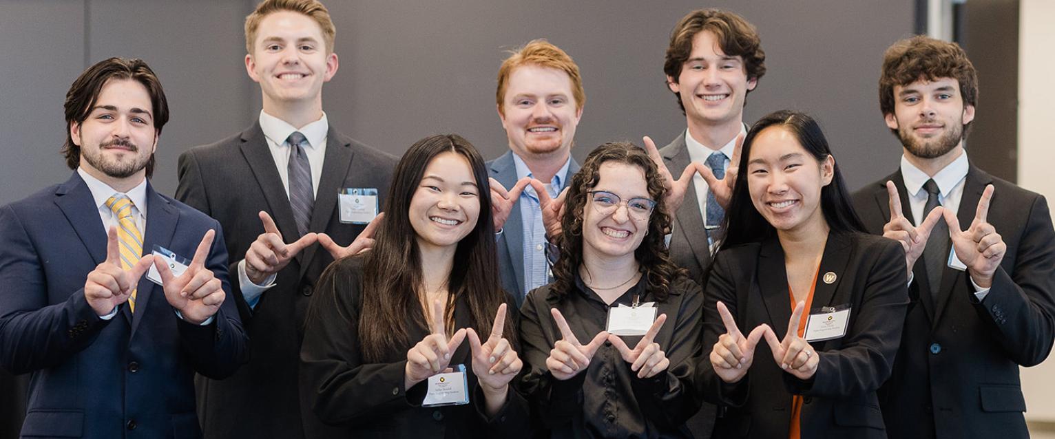 student leaders at annual reception