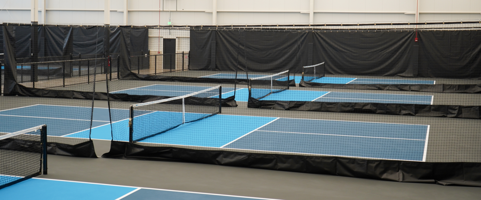 Latitude 42 Pickleball Complex Inside Courts