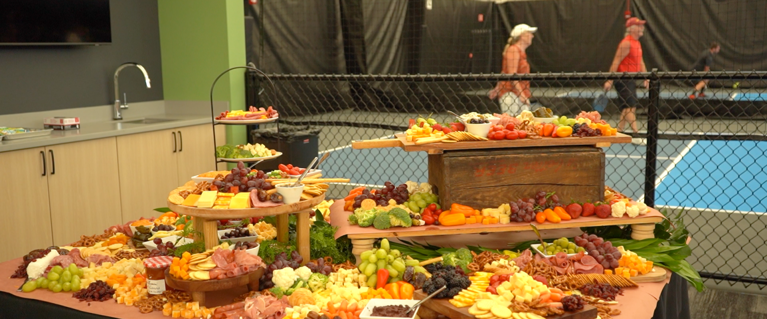 Charcuterie Board at the Latitude 42 Pickleball Complex