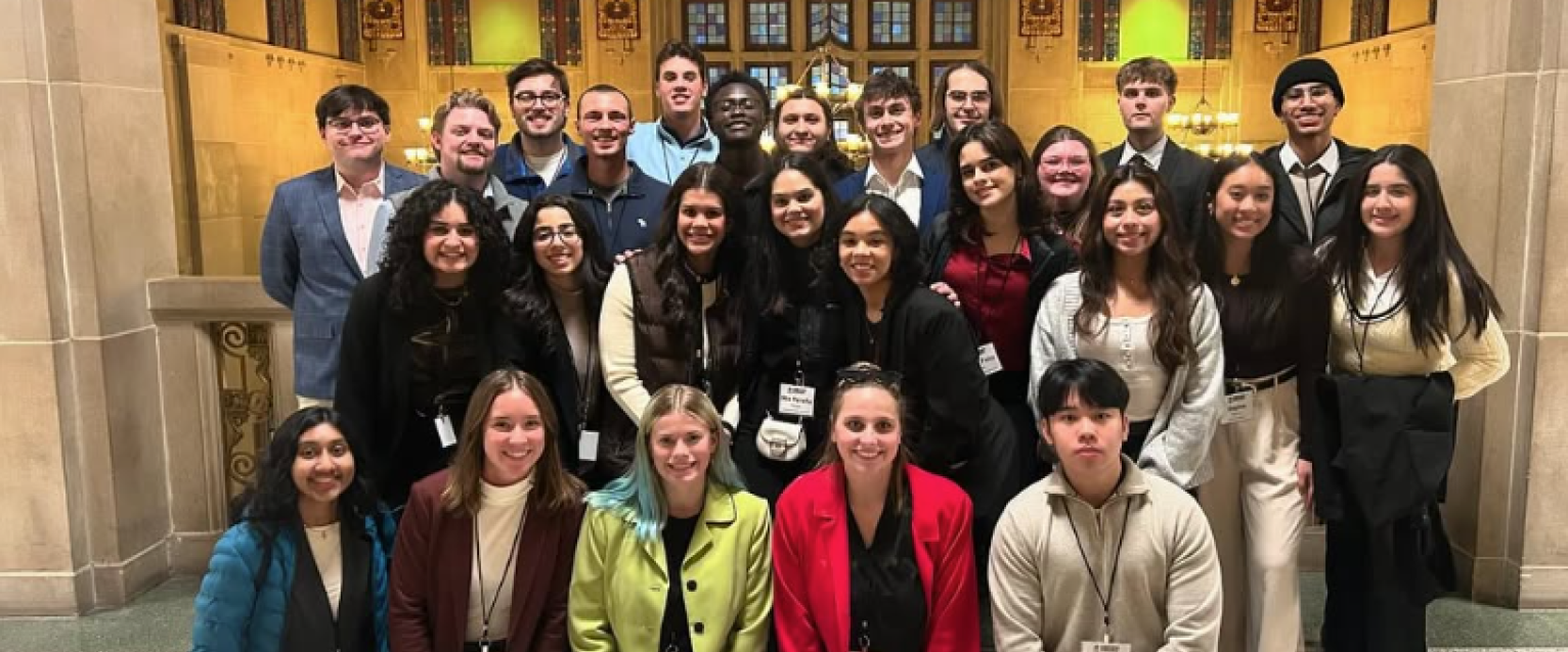 WMU's IISE student chapter at the 2024 conference. 