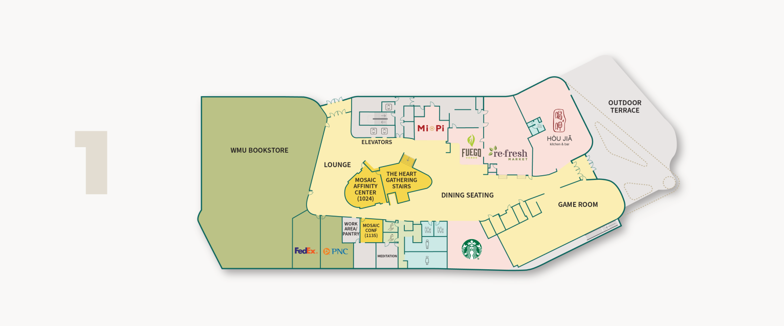 First floor of WMU Student Center