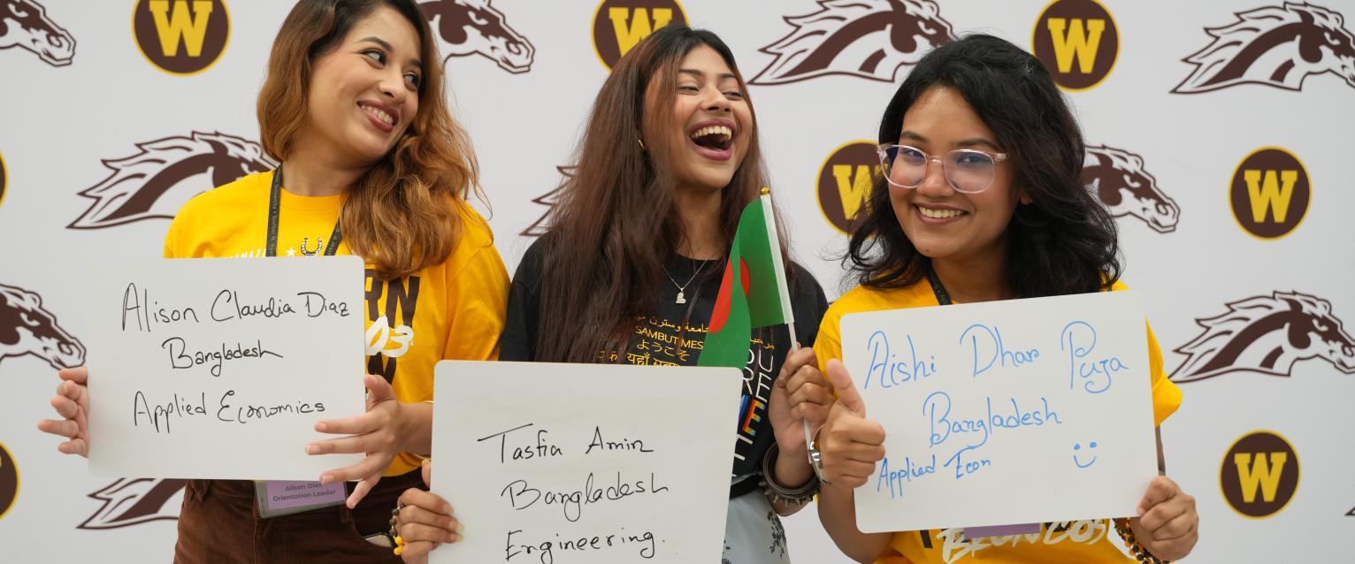 International students at WMU