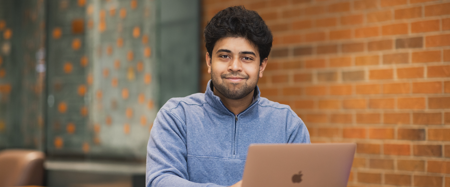 Photo of Raiyan Hrid at the Haworth College of Business