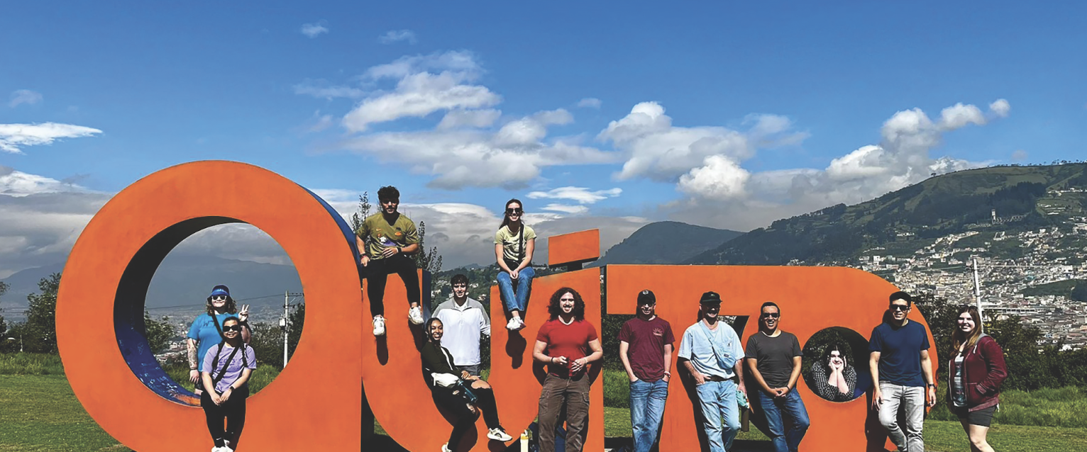 Students in Quito, Ecuador