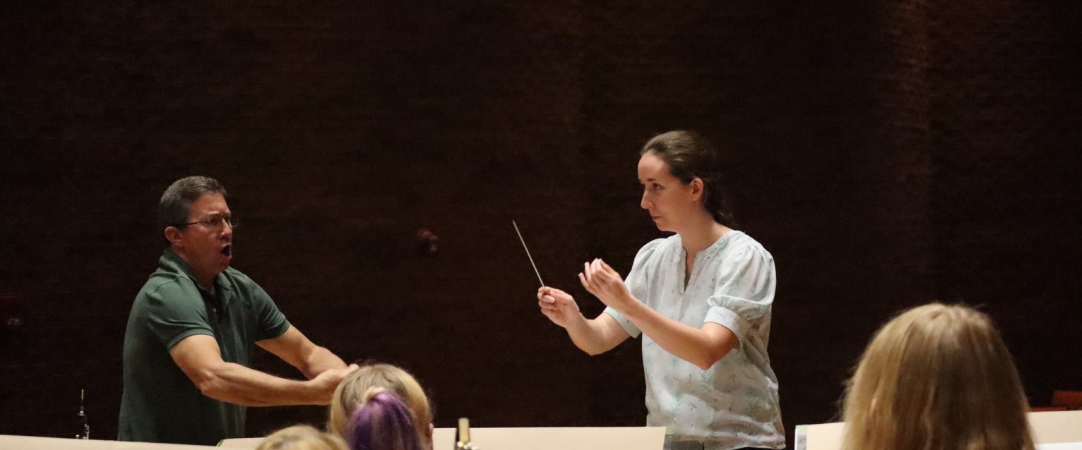 Scott Boerma photo with band director2