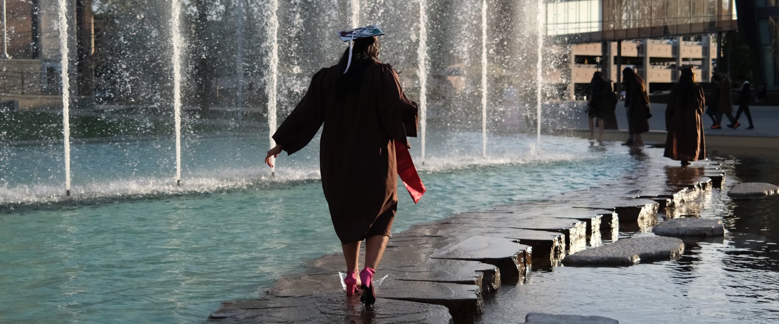Spring commencement photo