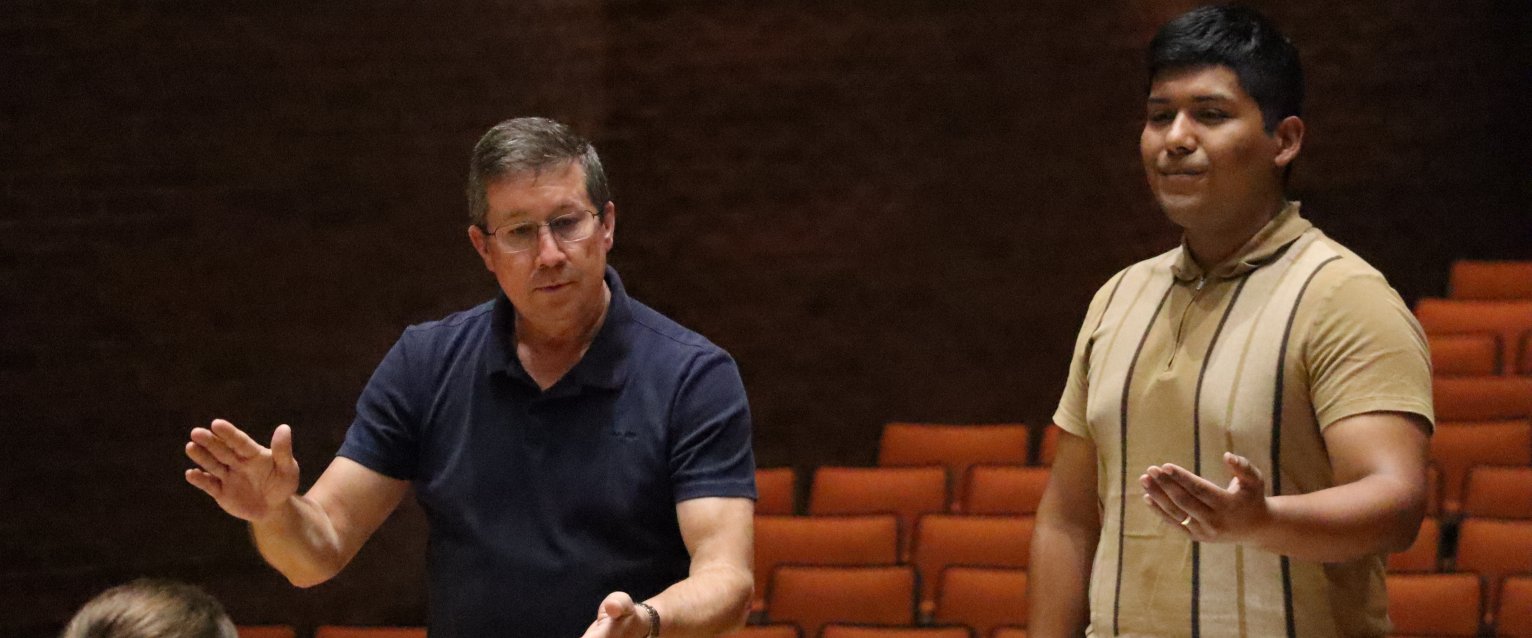 Scott Boerma photo with band director