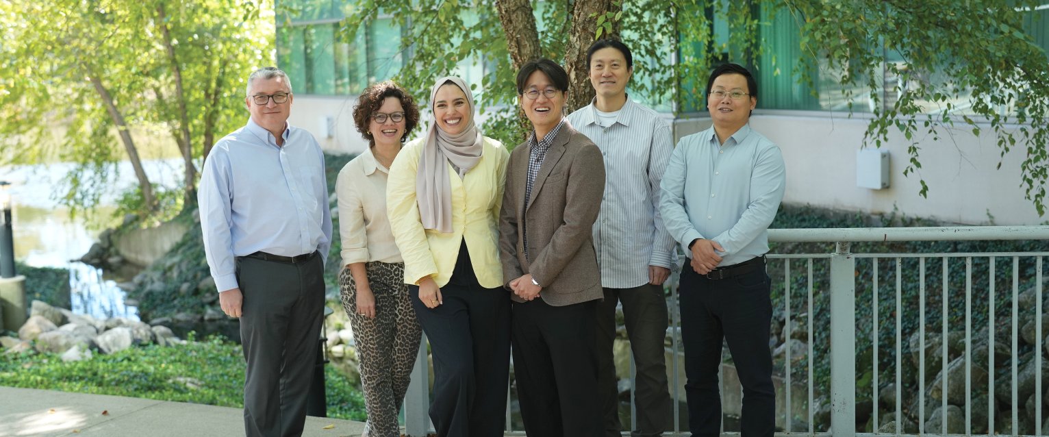 WMU researchers outside Floyd Hall