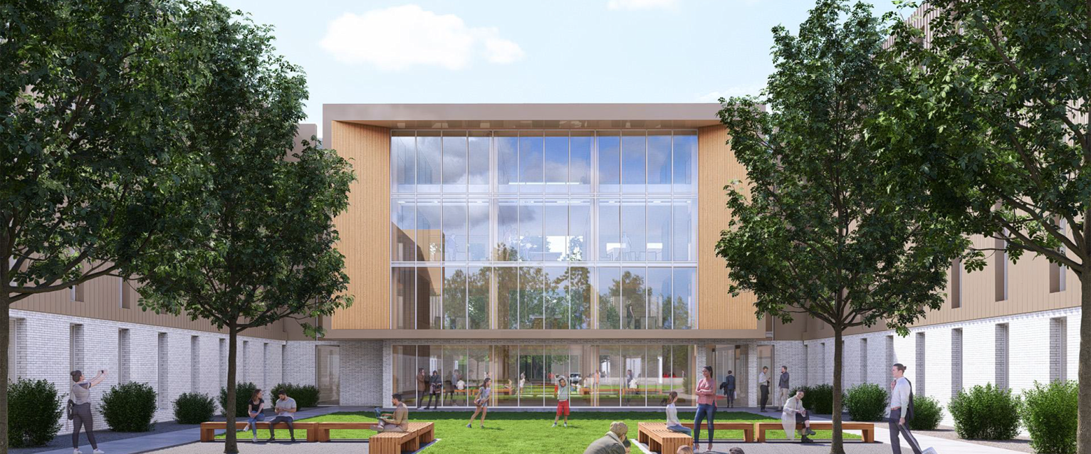 Valley Oaks exterior courtyard rendering