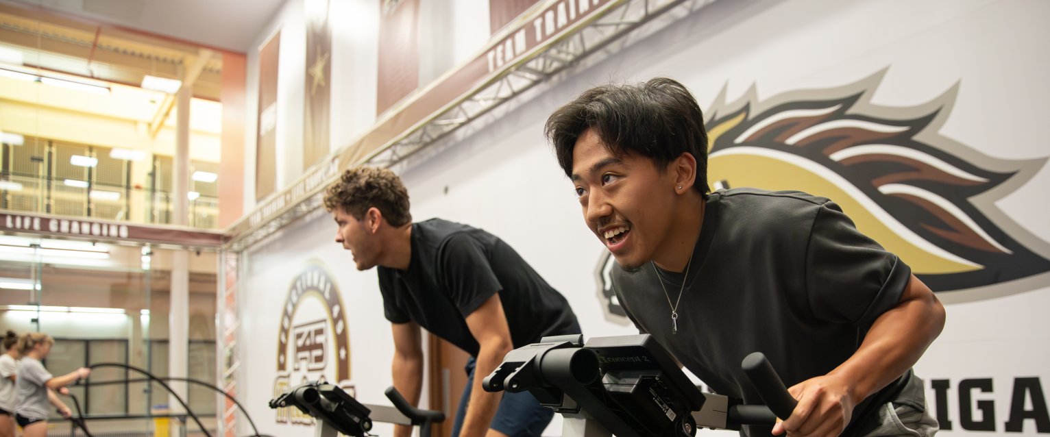 Students in the F45 studio