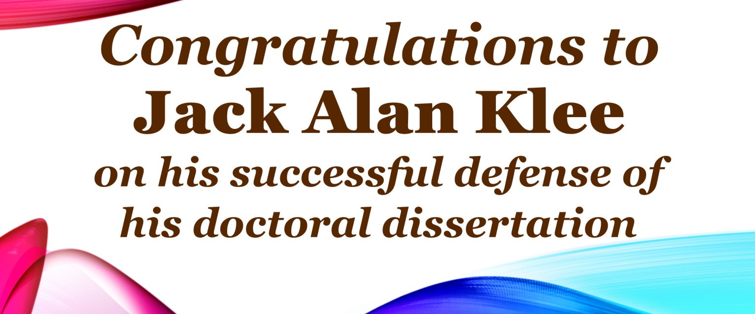 Klee Defense Congratulations
