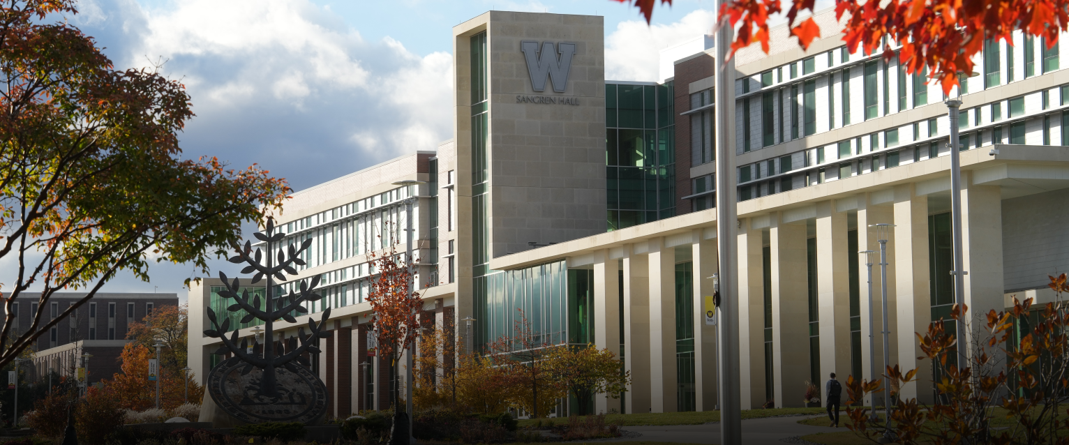 Exterior image of Sangren Hall