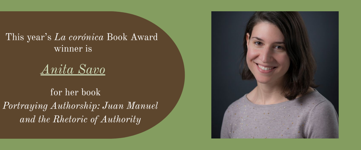 La coronica book award information and image of author