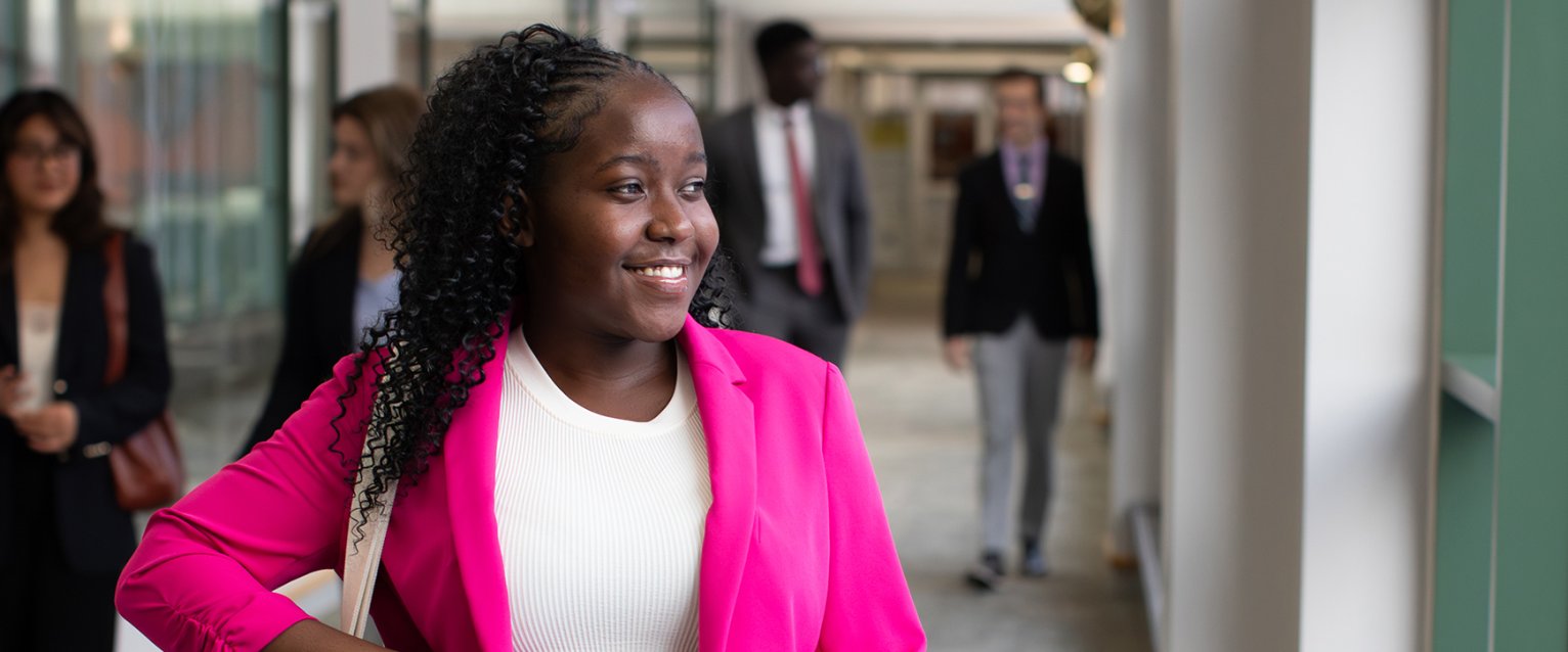 Accountancy Student looking off into the distance