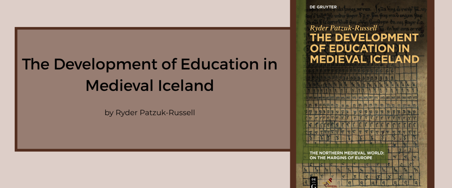 Cover of "The Development of Education in Medieval Iceland."