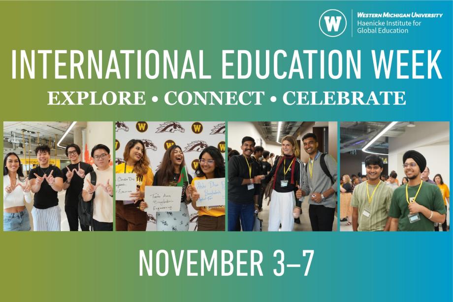 A promotional image for International Education Week