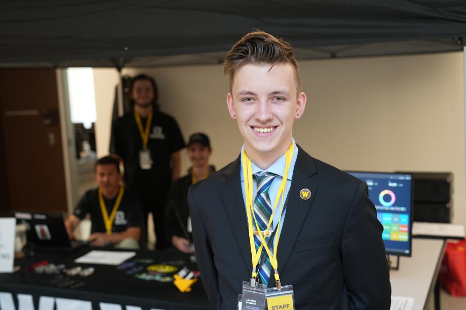 Lochlan McElroy at the Cybersecurity Summit