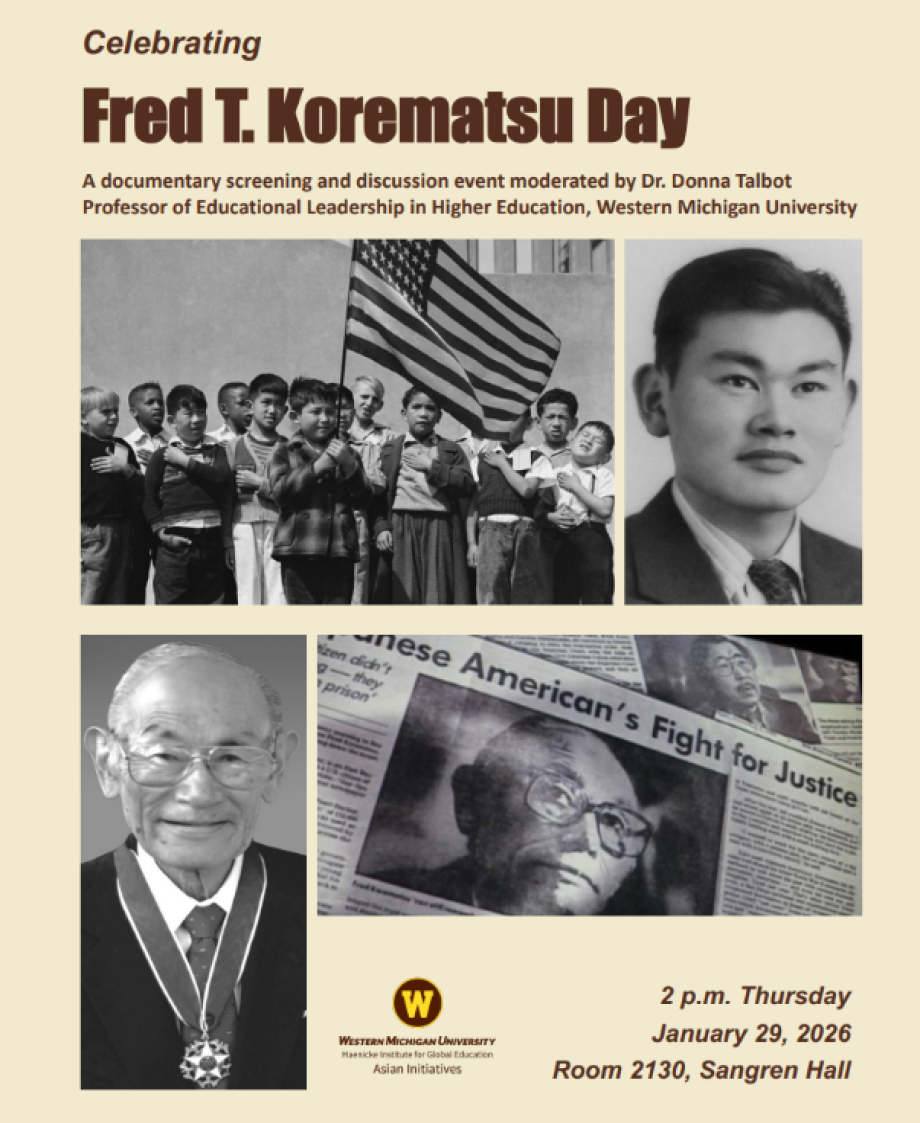 A flier for Fred Korematsu Day