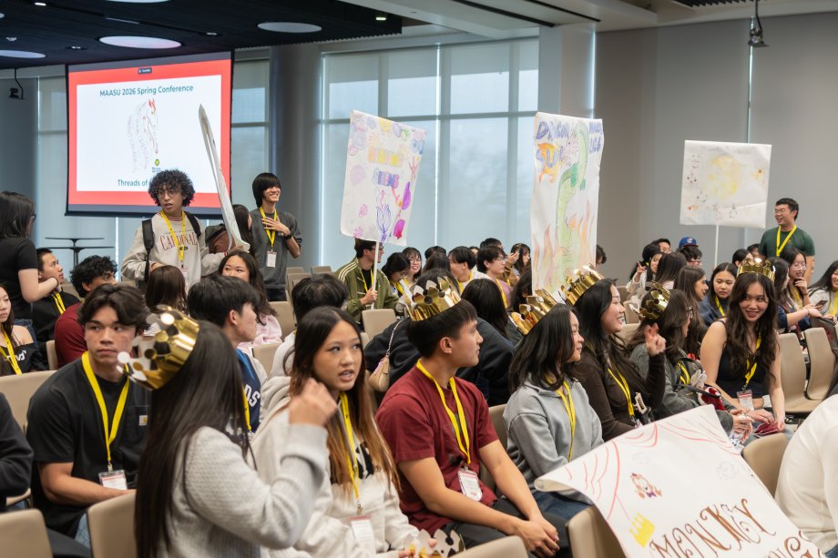 Students gather for the Midwest APIDA Students Union Spring 2026 conference hosted at the WMU Student Center.
