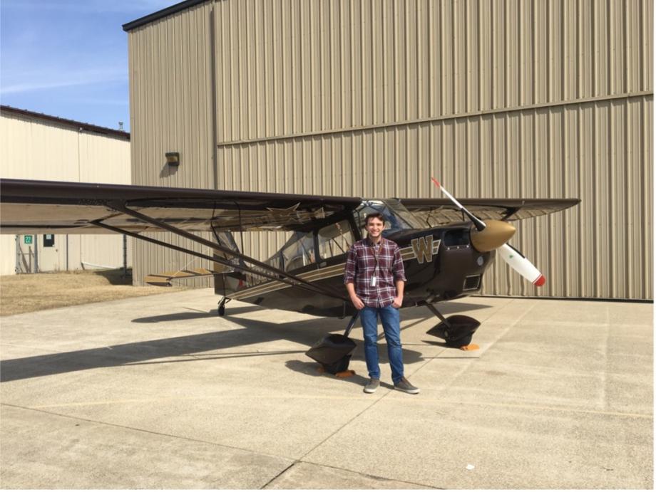 WMU Aviation Flight and Management Student Shane Rembold