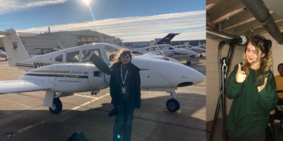 WMU Aviation Flight Science Student Helen Hoffman