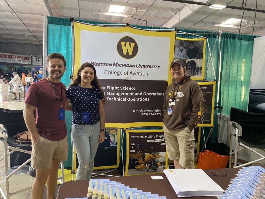 WMU Aviation Flight Science Alumni Karleigh Pleyer and Mitch Whitcomb