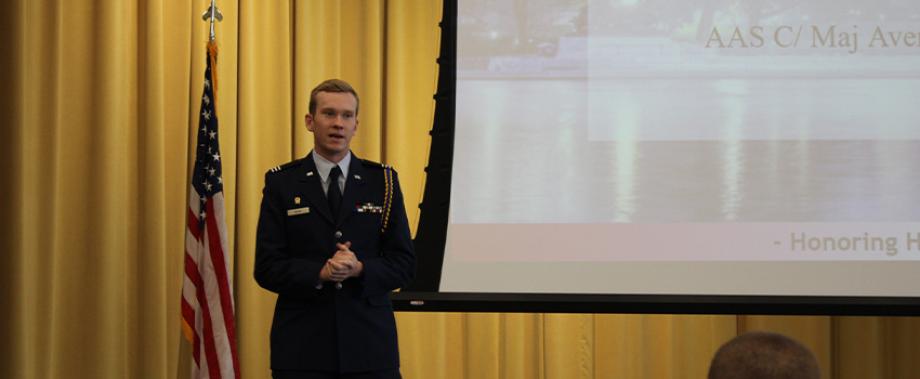 WMU Aviation Flight Science and AFROTC Student Avery Bush