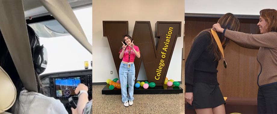 WMU Aviation Flight and Management Student Jennifer Nguyen