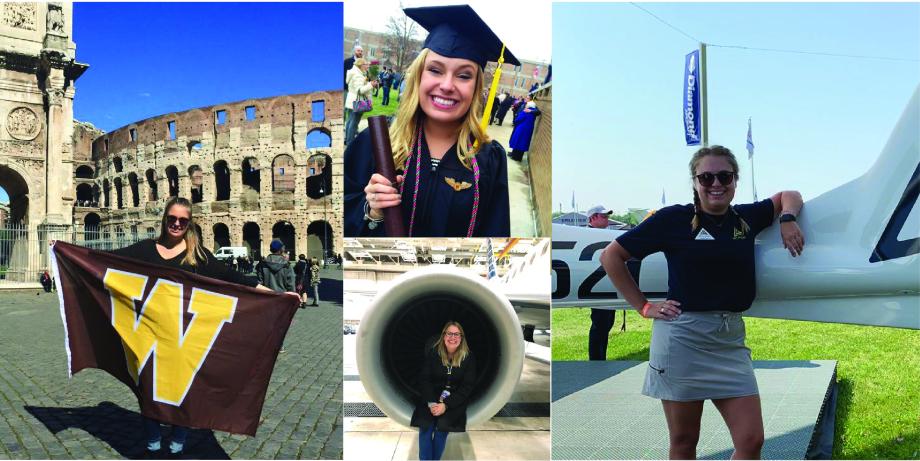 A collage of photos of Shelbi Tierney