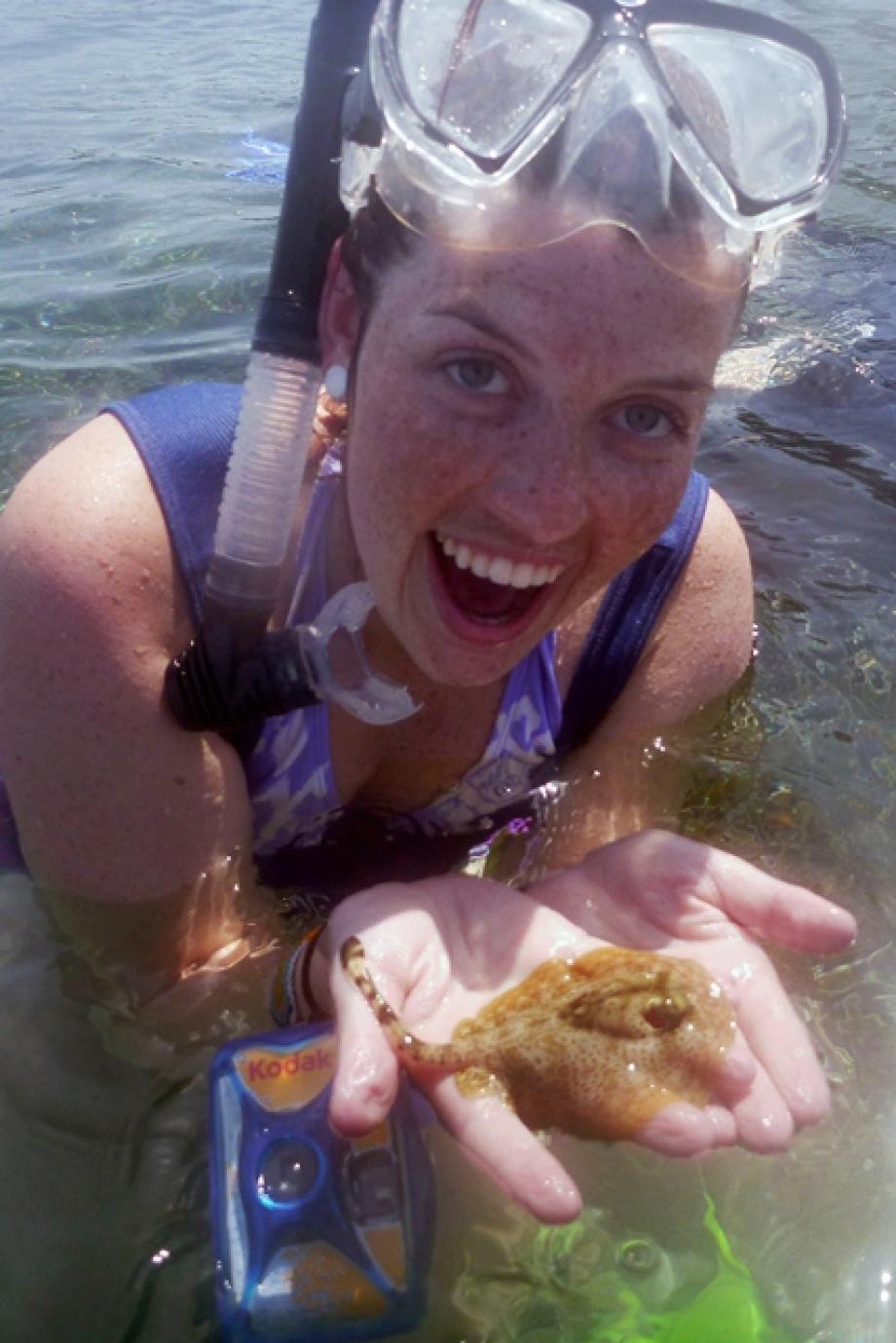 WMU student in Belize.