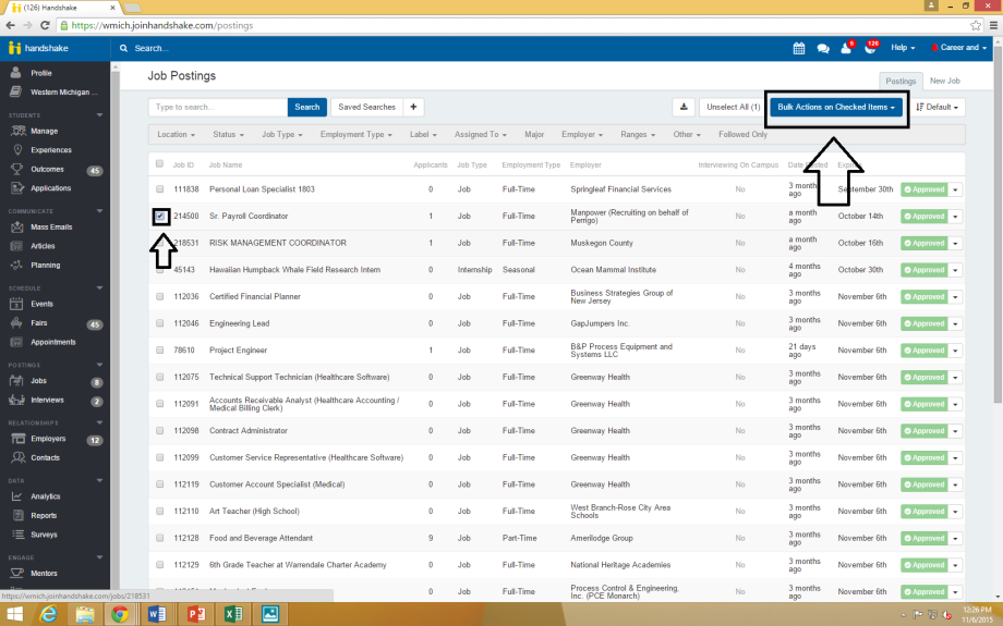 Screenshot of directions