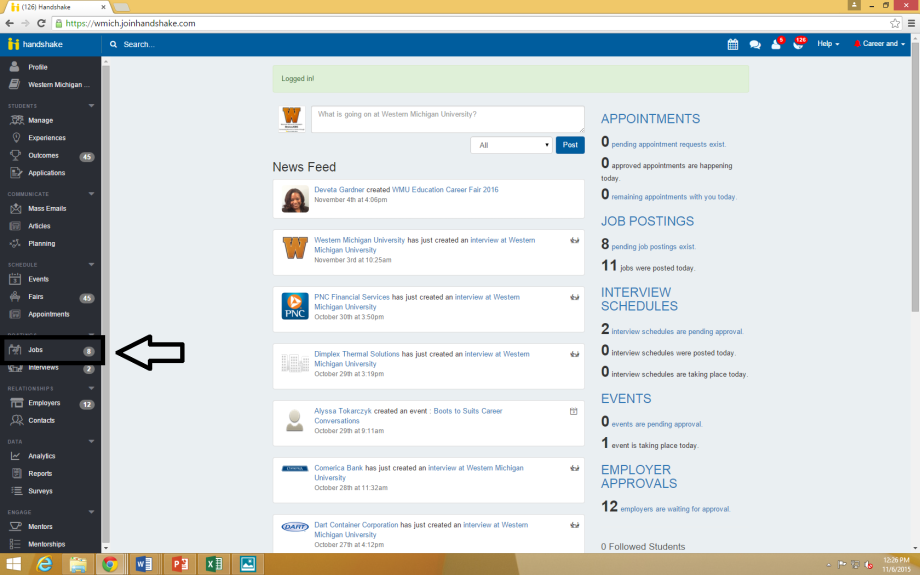 Screenshot of directions